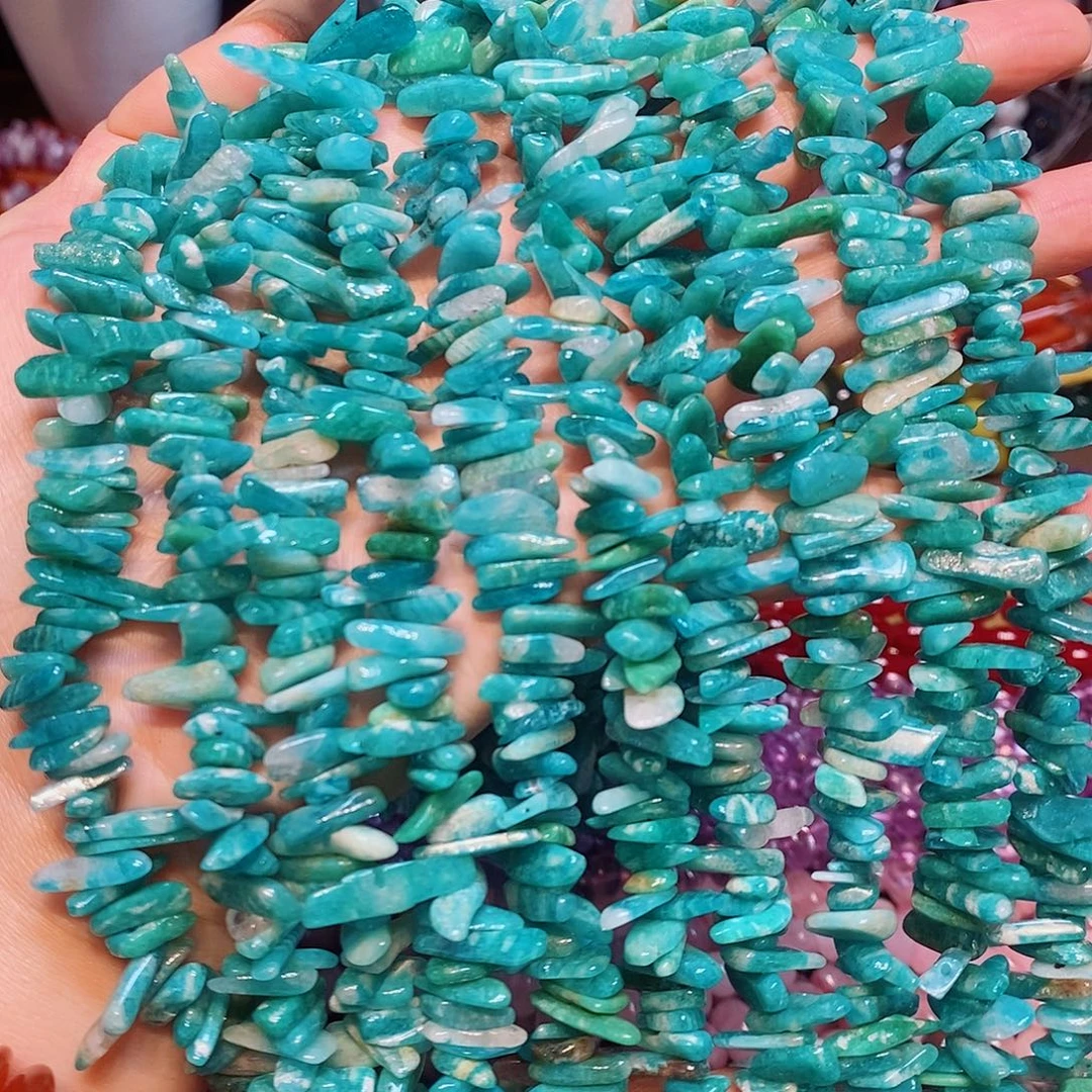 玛瑙/玉髓散珠天河长牙一条随型
