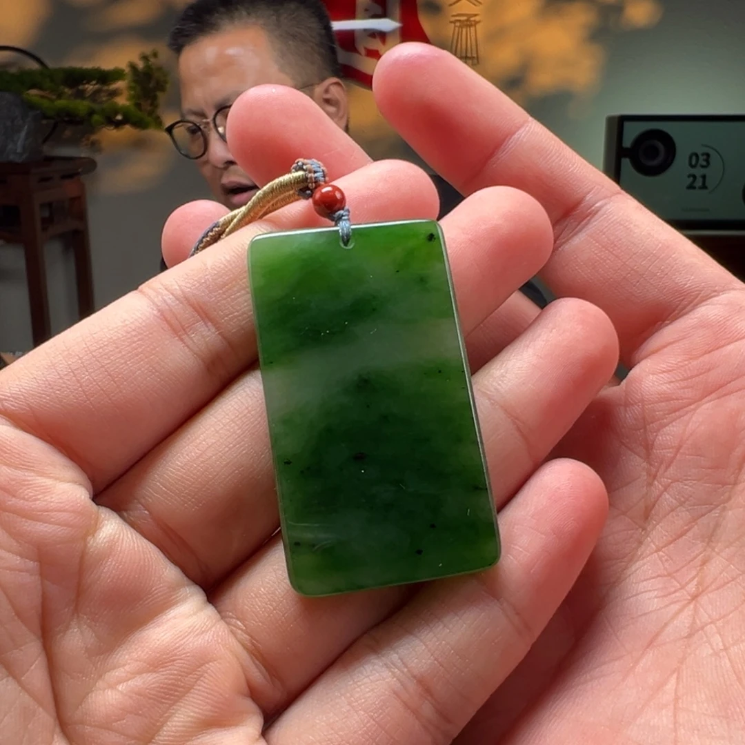 和田玉未镶嵌手链（炸）碧玉