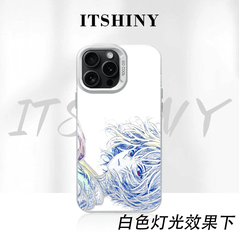 绫波丽手机壳彩银二次元苹果华为荣耀小米VIVOPPO一加