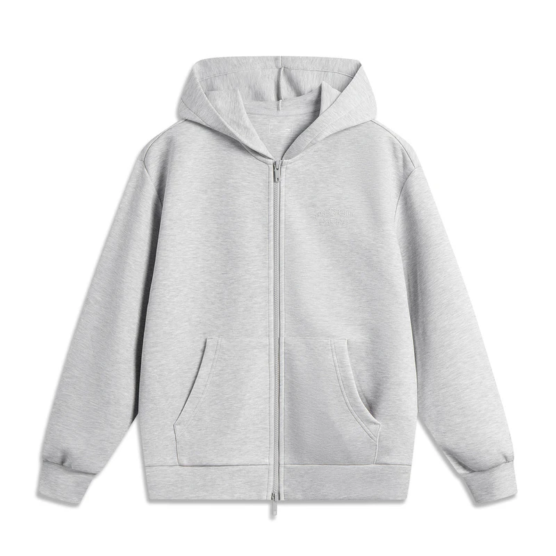 LI-NING/李宁运动生活系列女款运动经典开衫连帽卫衣AWDV132-1