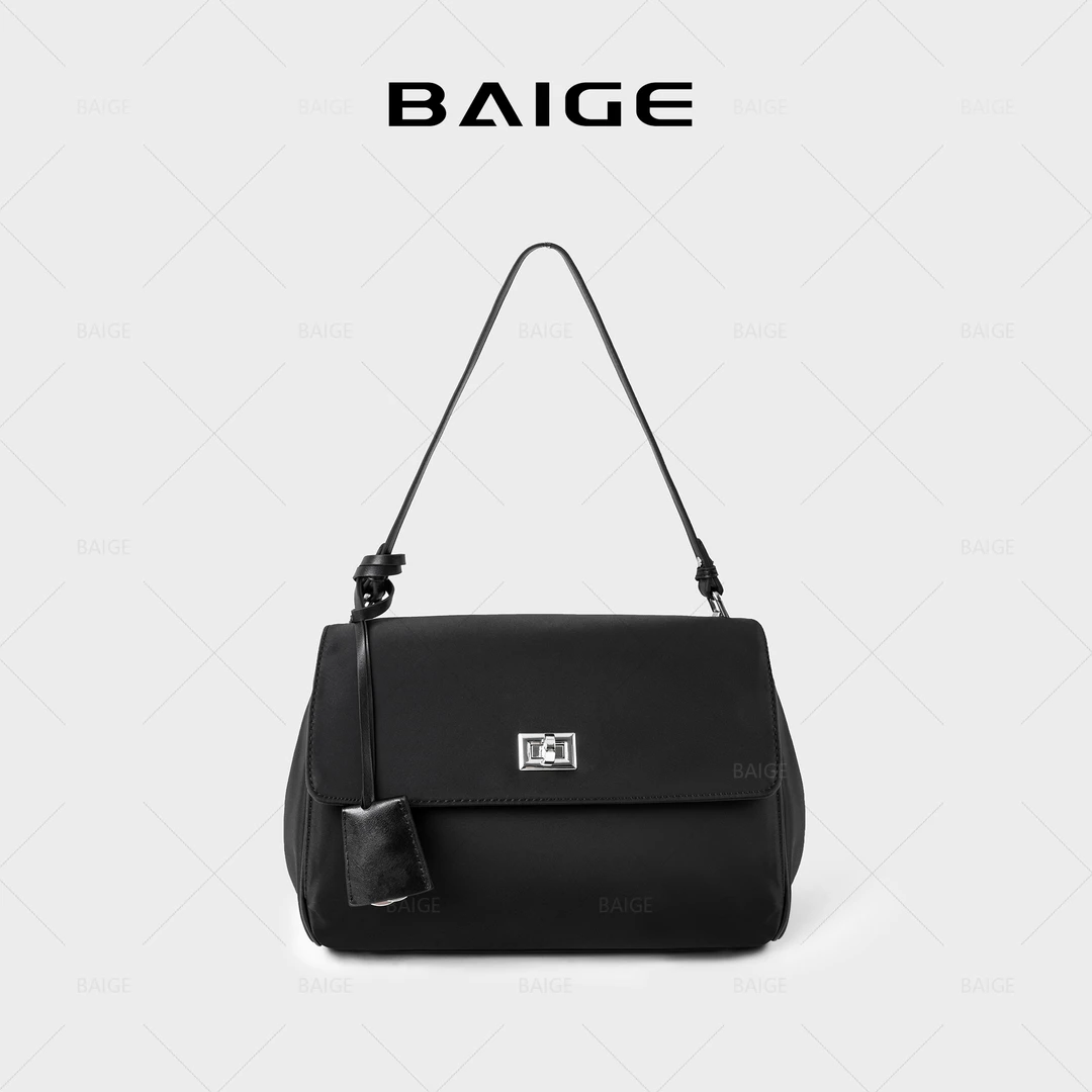 2025新款复古女进口牛津布单肩包大容量百搭通勤手提斜挎包包246