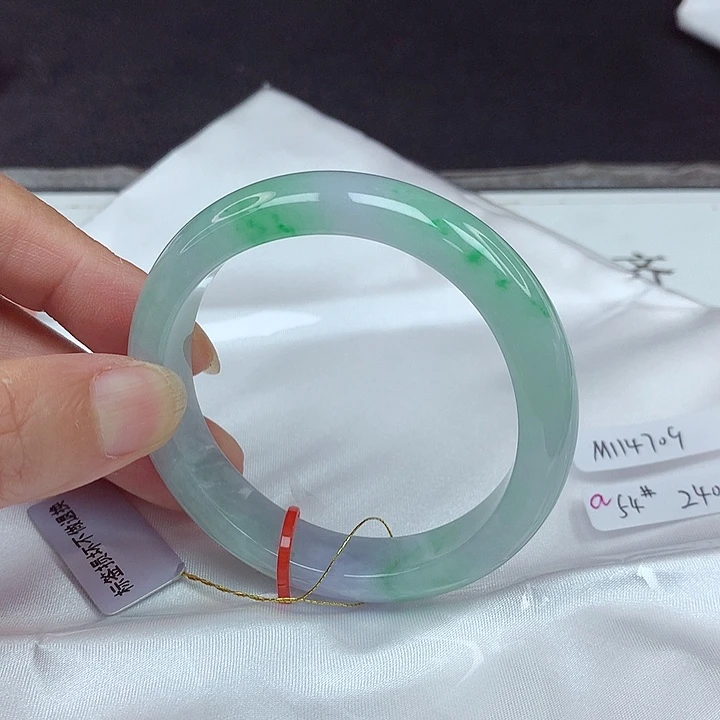 未镶嵌手镯翡翠54圈4709