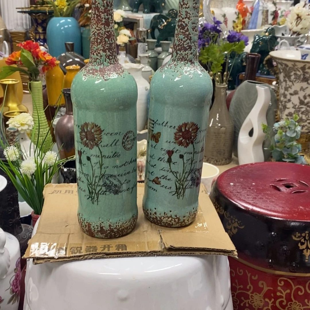 有机玻璃陶瓷材料摆件花瓶