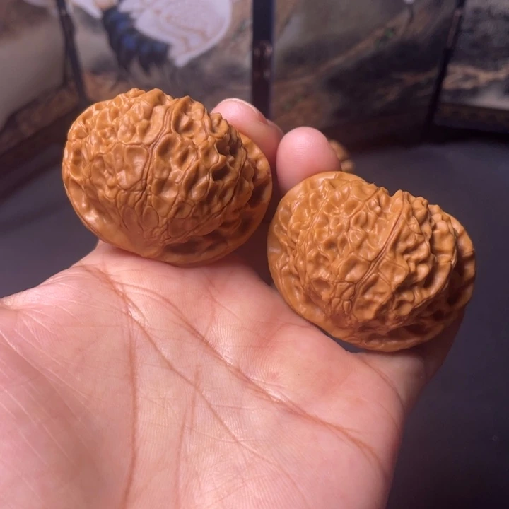 文玩核桃把件43宫灯