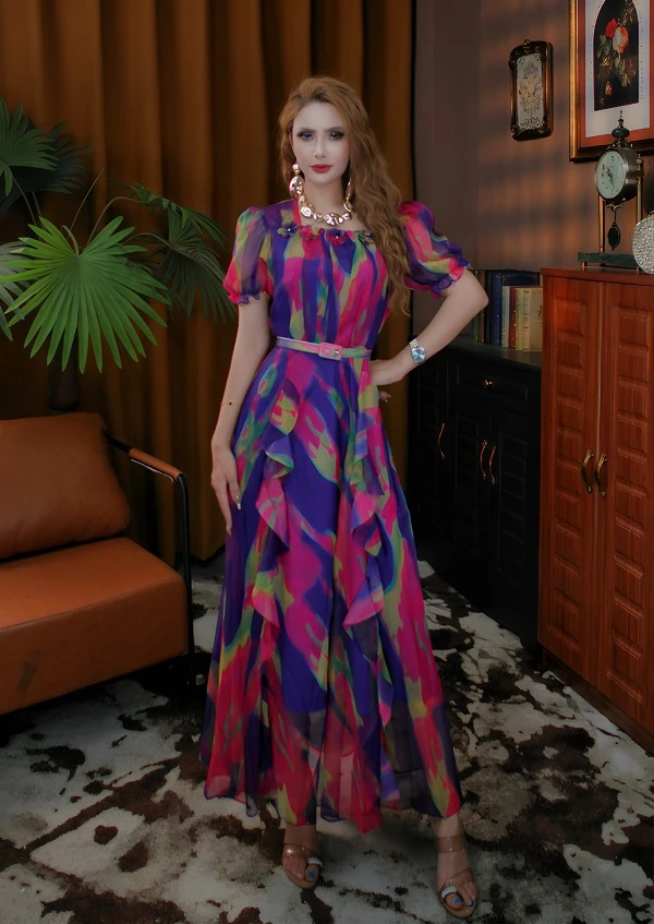 【xiping  yipak】迪辣新款时尚精致连衣裙 (5)