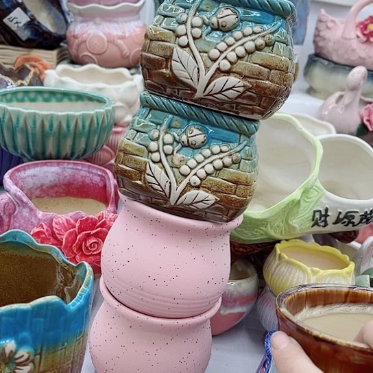 多肉绿植陶瓷花盆