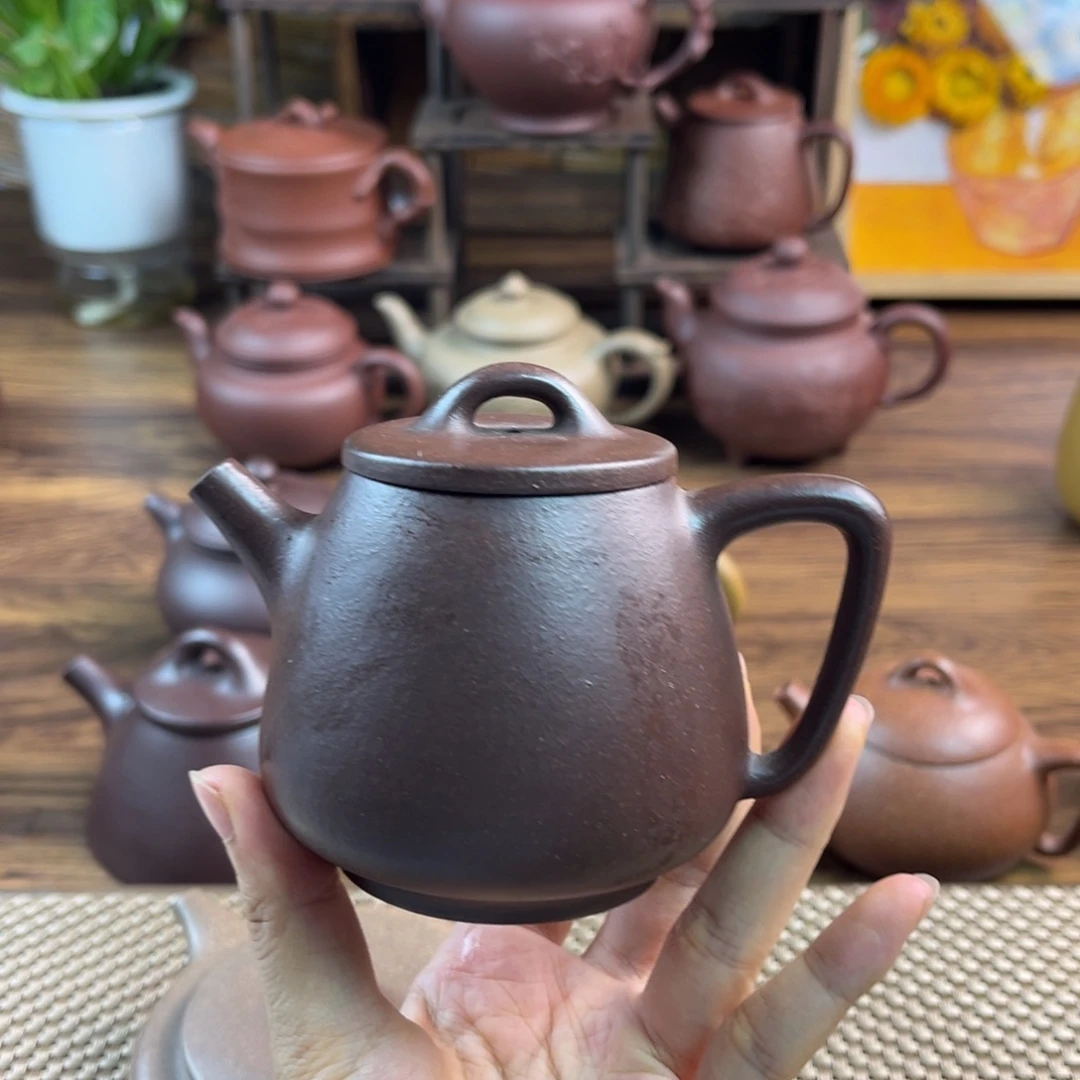 海***川茶壶紫砂手工制作工艺精湛