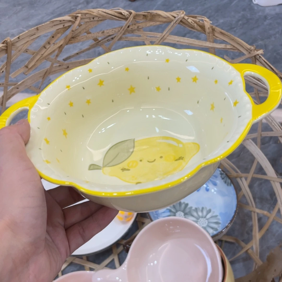 陶瓷微瑕餐具介意勿拍，满18飞！