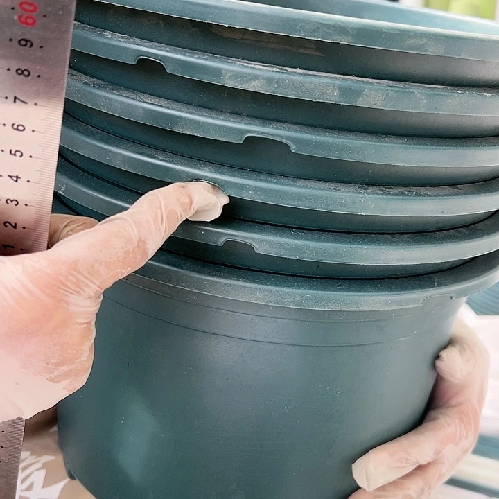 树脂瑕疵矮胖5#绿色6个无托