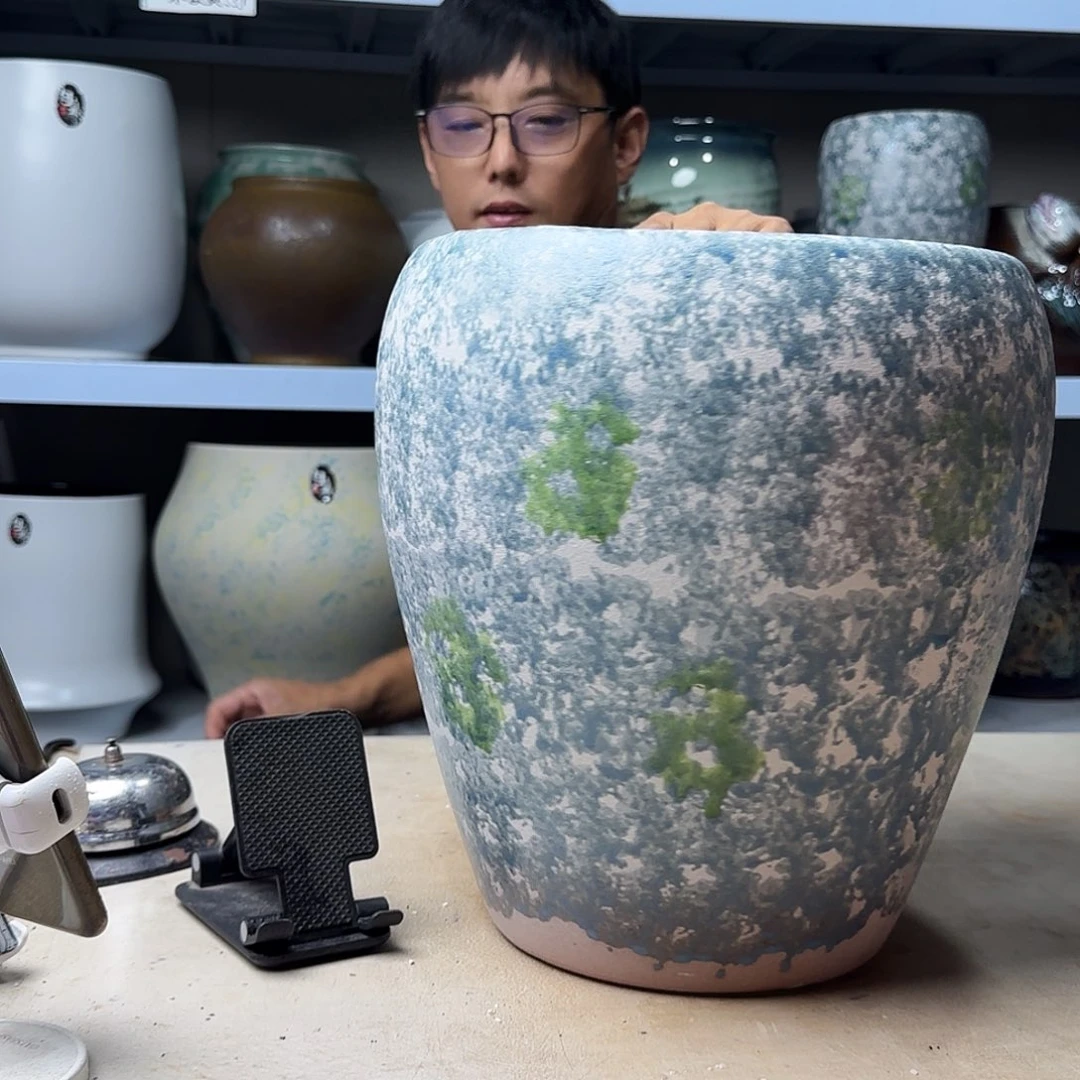 紫砂花盆尺寸25@30