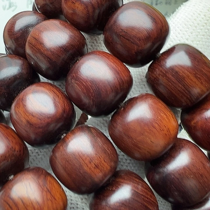 木木本海南红降花梨公1314黑纹满文