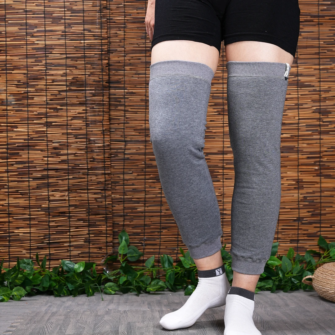木昀棉纯棉花护腿套成人护膝保暖护脚踝脚腕防寒护小腿套秋冬加厚