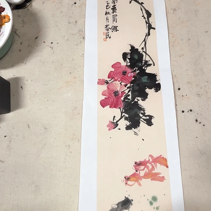 山***蓝国画蒋春民国画组作品
