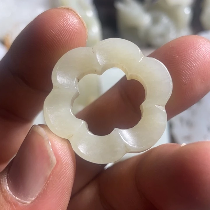 起***云和田玉未镶嵌吊坠(不含链)