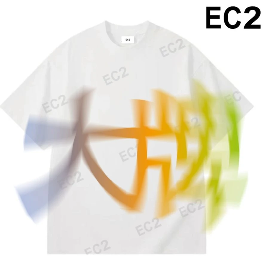 【刺绣恶魔之眼】潮牌男女纯棉休闲情侣百搭宽松圆领短袖T恤W2005