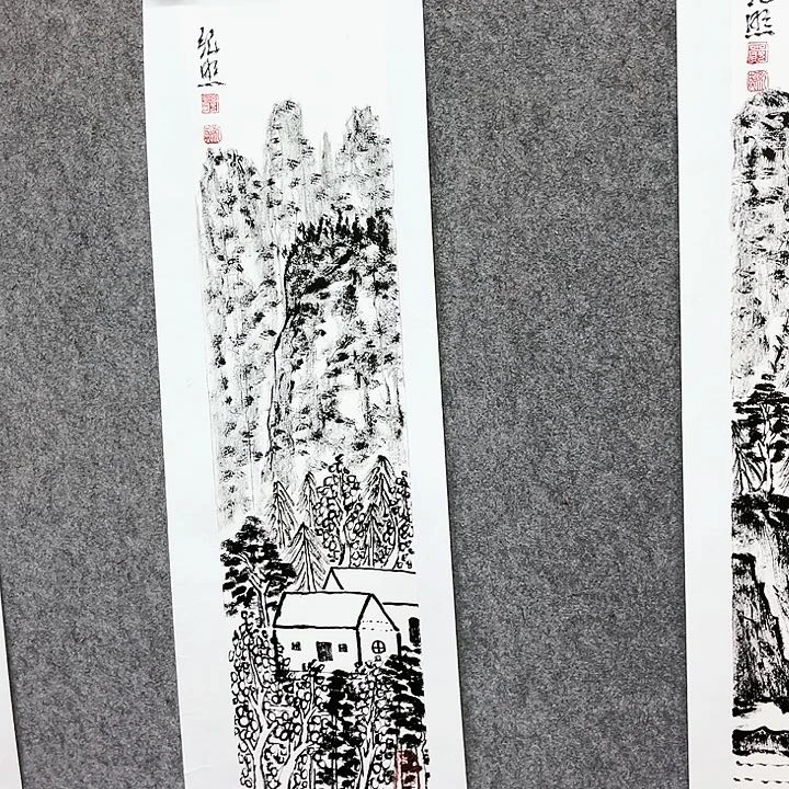 书法严老师绘画作品