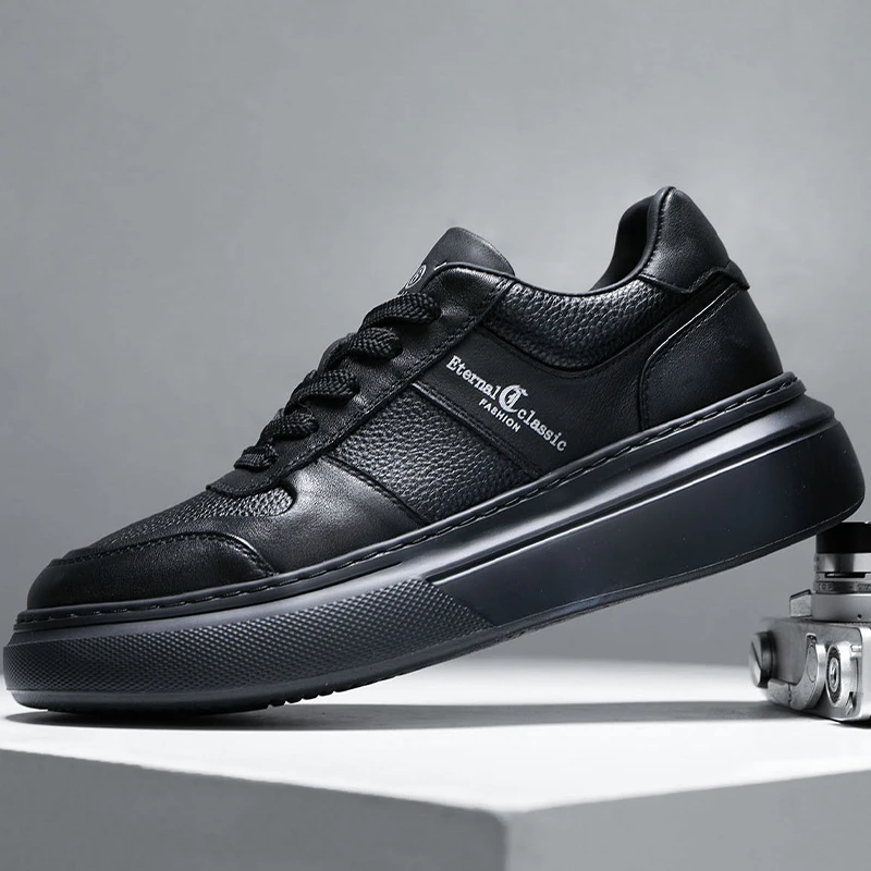 路易弗狄鞋子男款季男鞋百搭高级感黑底运动夏季透气休闲鞋