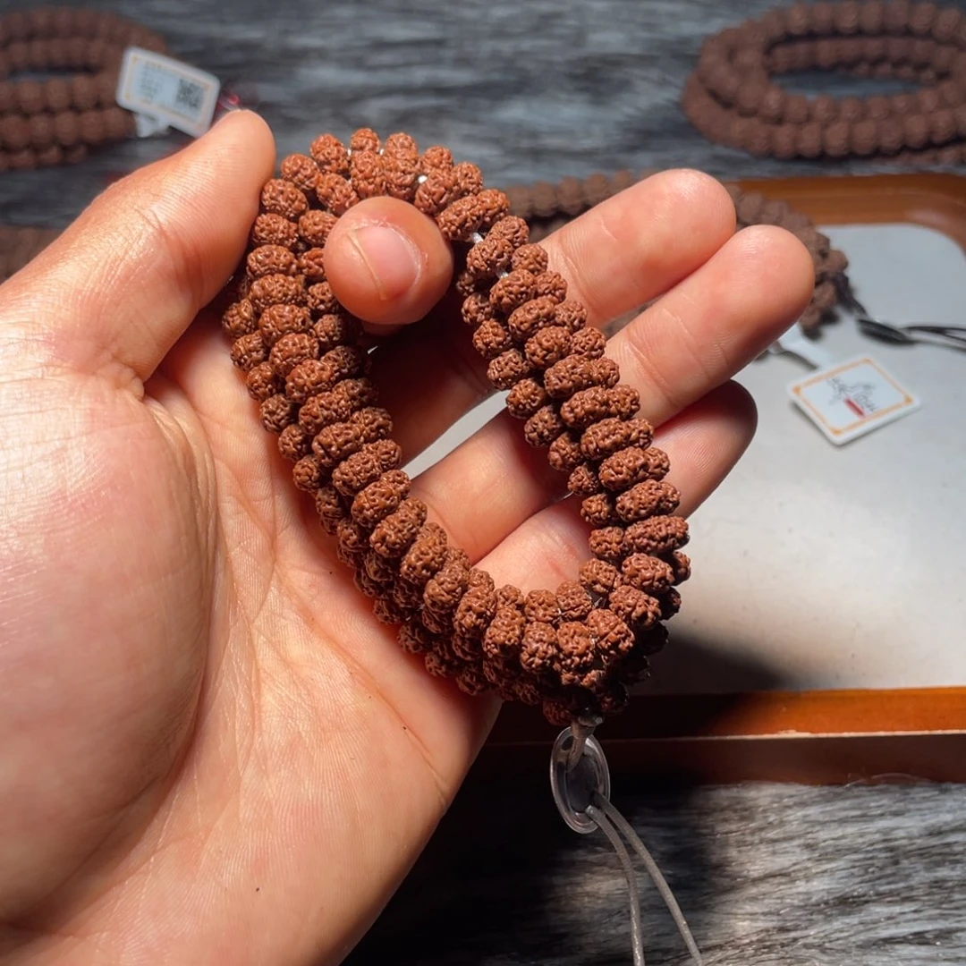 A****手串金刚菩提精挑战神双龙飞碟树祖108