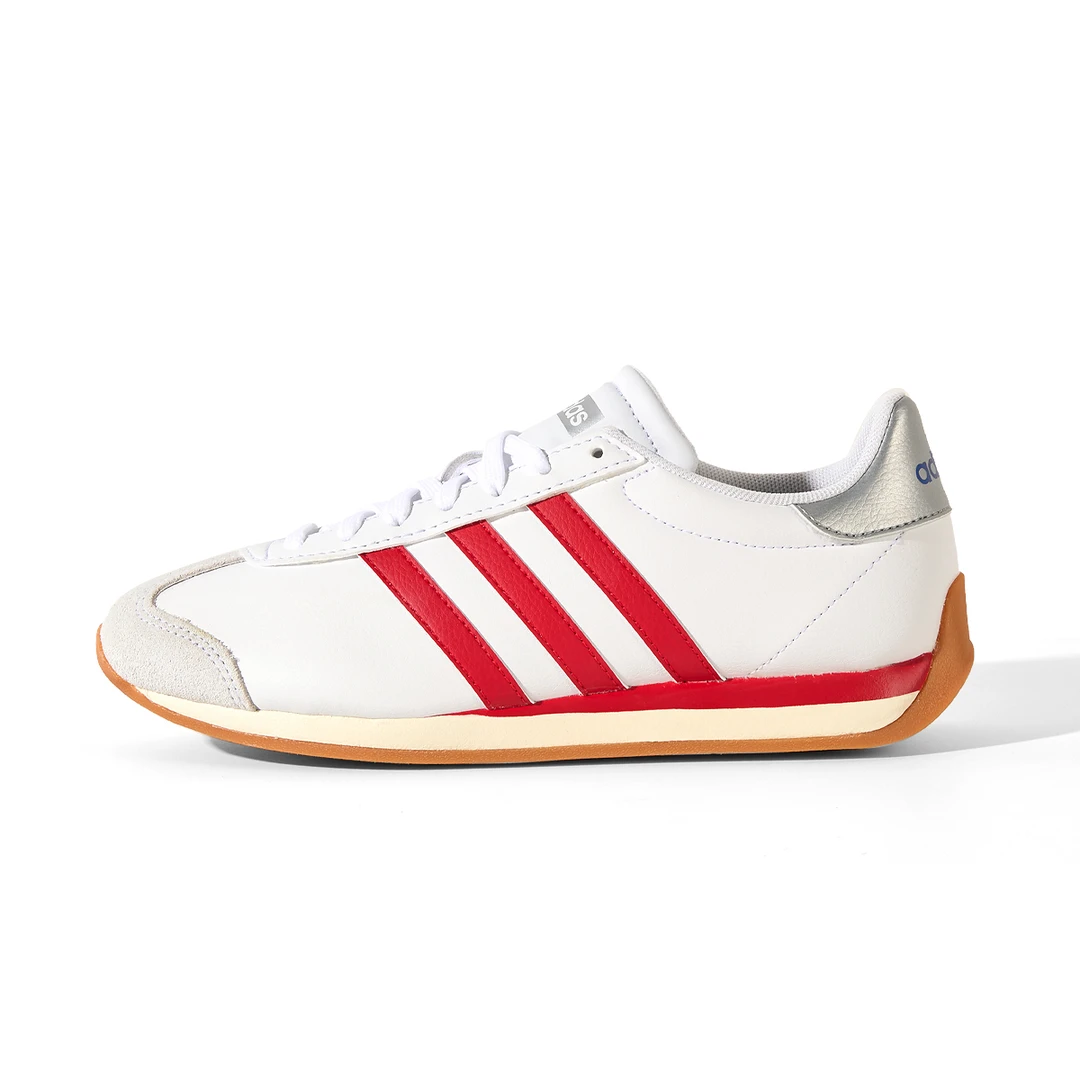 adidas/阿迪达斯女款红白透气休闲复古跑步鞋D-KI6037