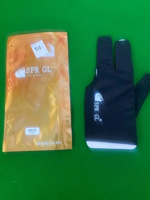 台球三指漏指手套高档面料透气舒适防滑吸汗黑色灰色