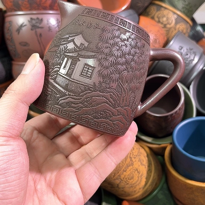 茶杯紫砂全手工紫砂主人杯