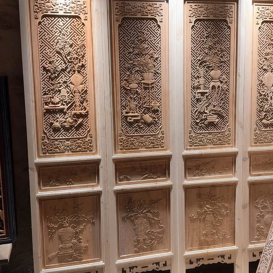 磐***石香樟木屏风二片装机量