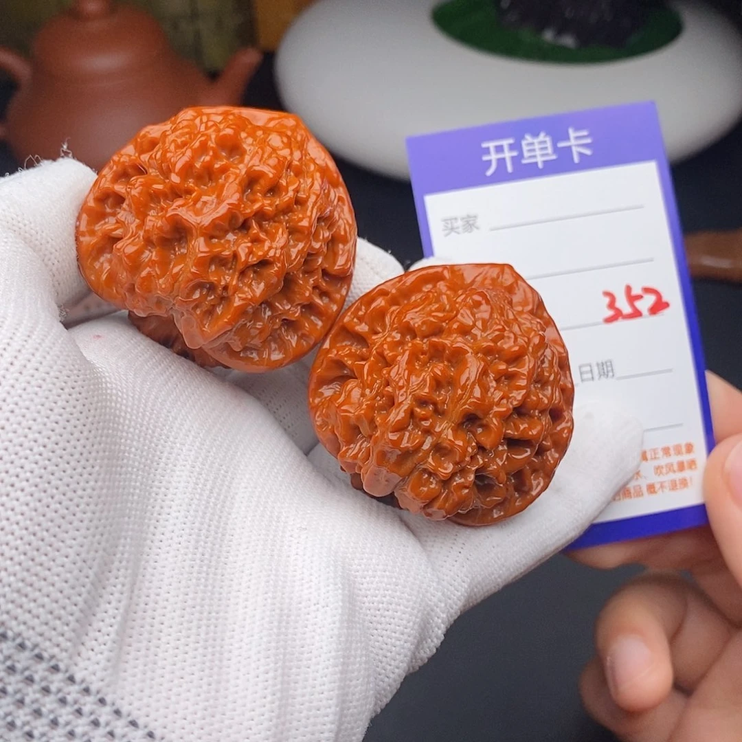 文玩核桃把件47官帽352