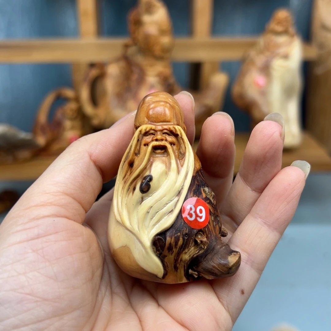 乌***苏柏木崖柏木摆件手把件