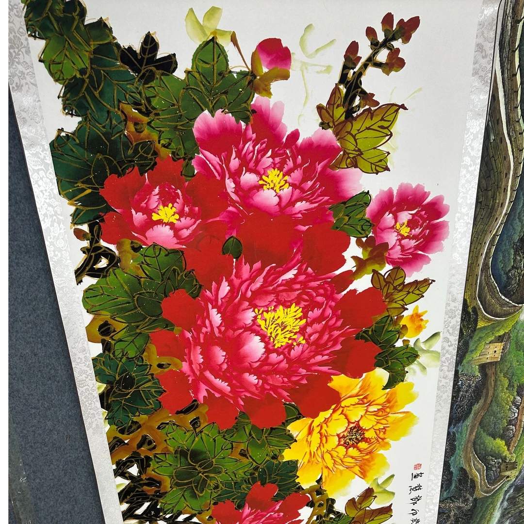 【富贵吉祥】240*100 高清数字微喷 复刻 家居软装