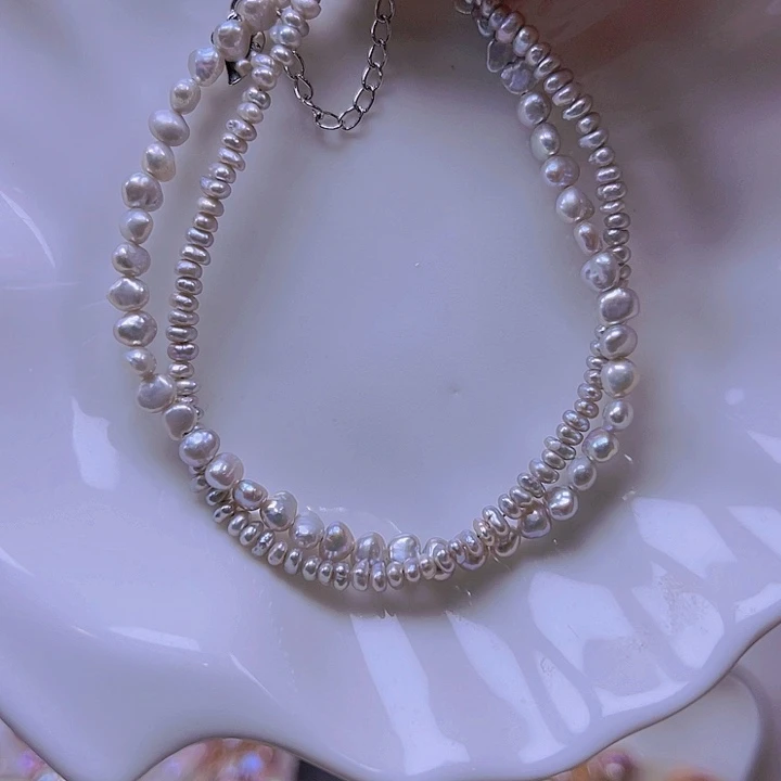 淡水珍珠手绳合金