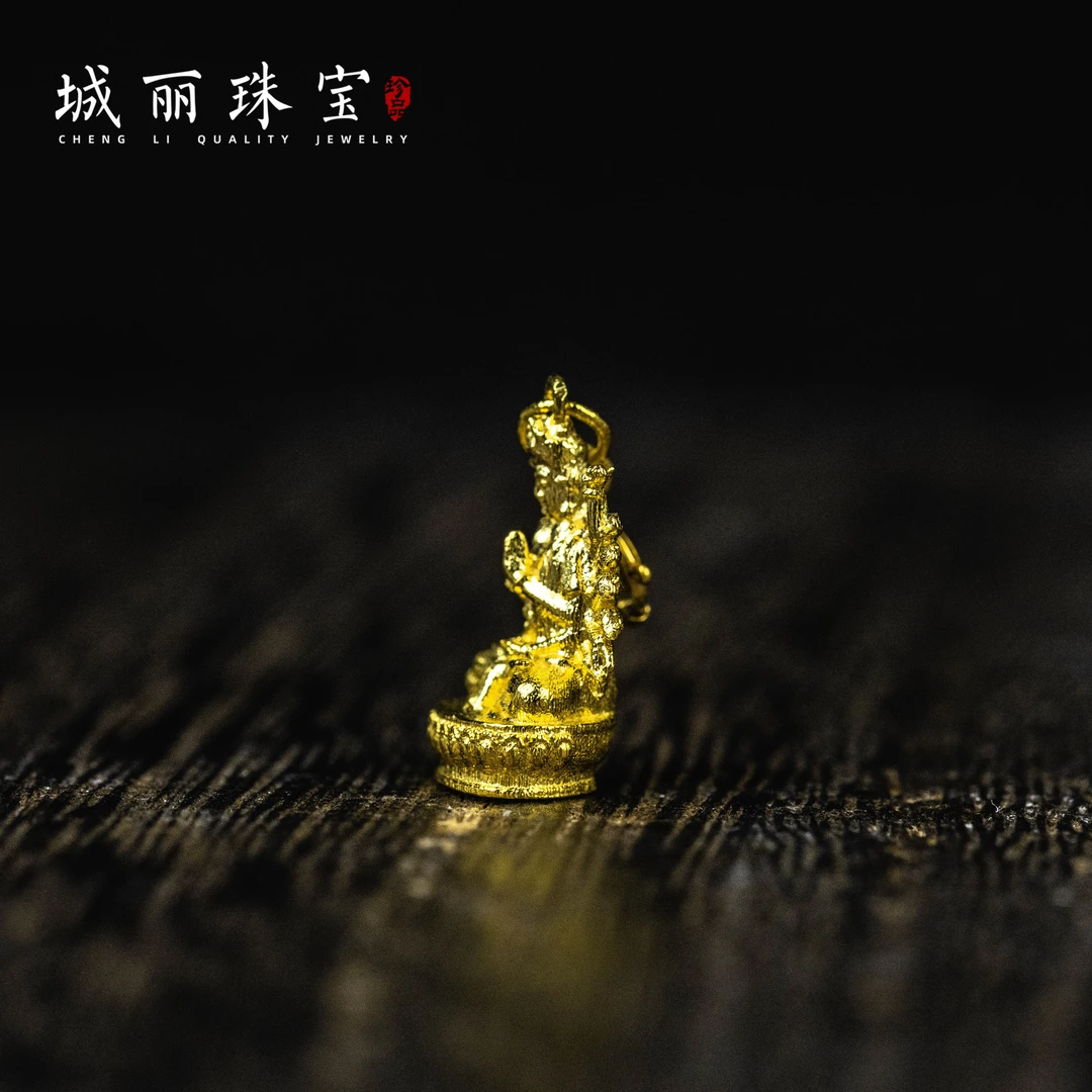 【观妈】18K九紫千手滴流吊坠/个（多样性发货）KJ-650-1
