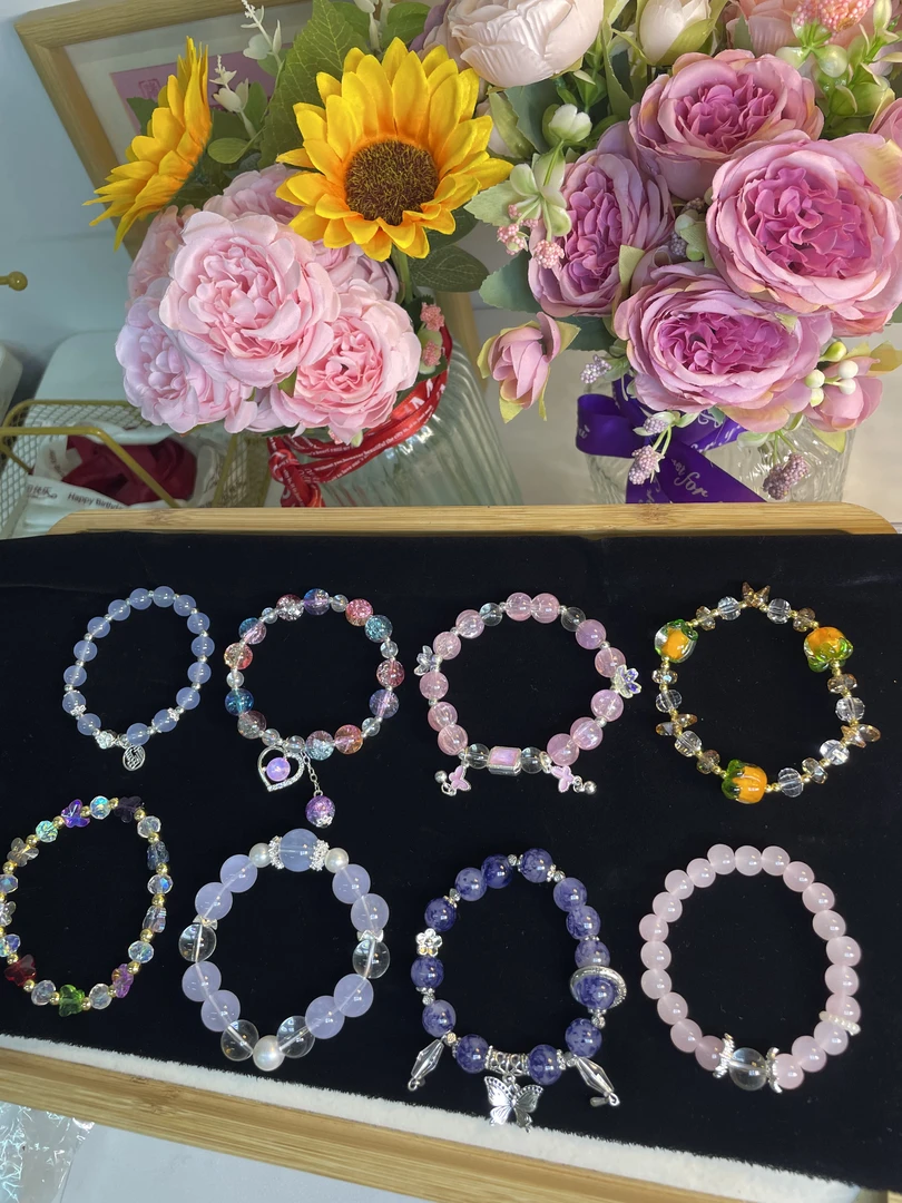 合金琉璃手链 手串/手链单双圈【对对碰】新中式潮玩