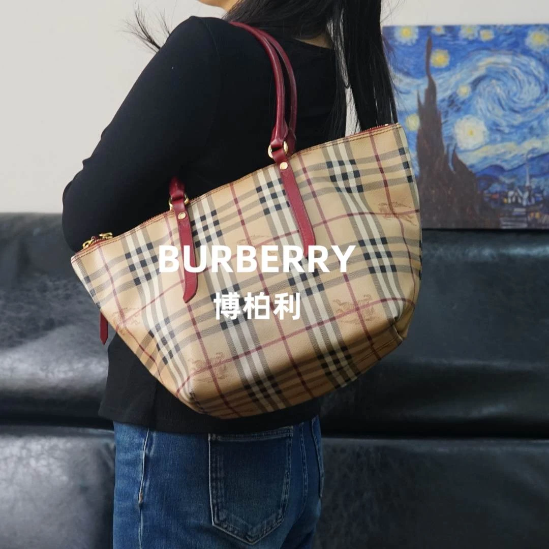 95新 BURBERRY/博柏利 巴宝莉/格纹单肩包/SP11530043/0043