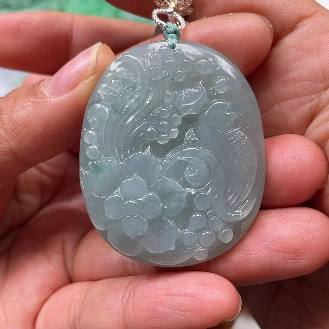 颈饰未镶嵌翡翠翡玉缘翡翠
