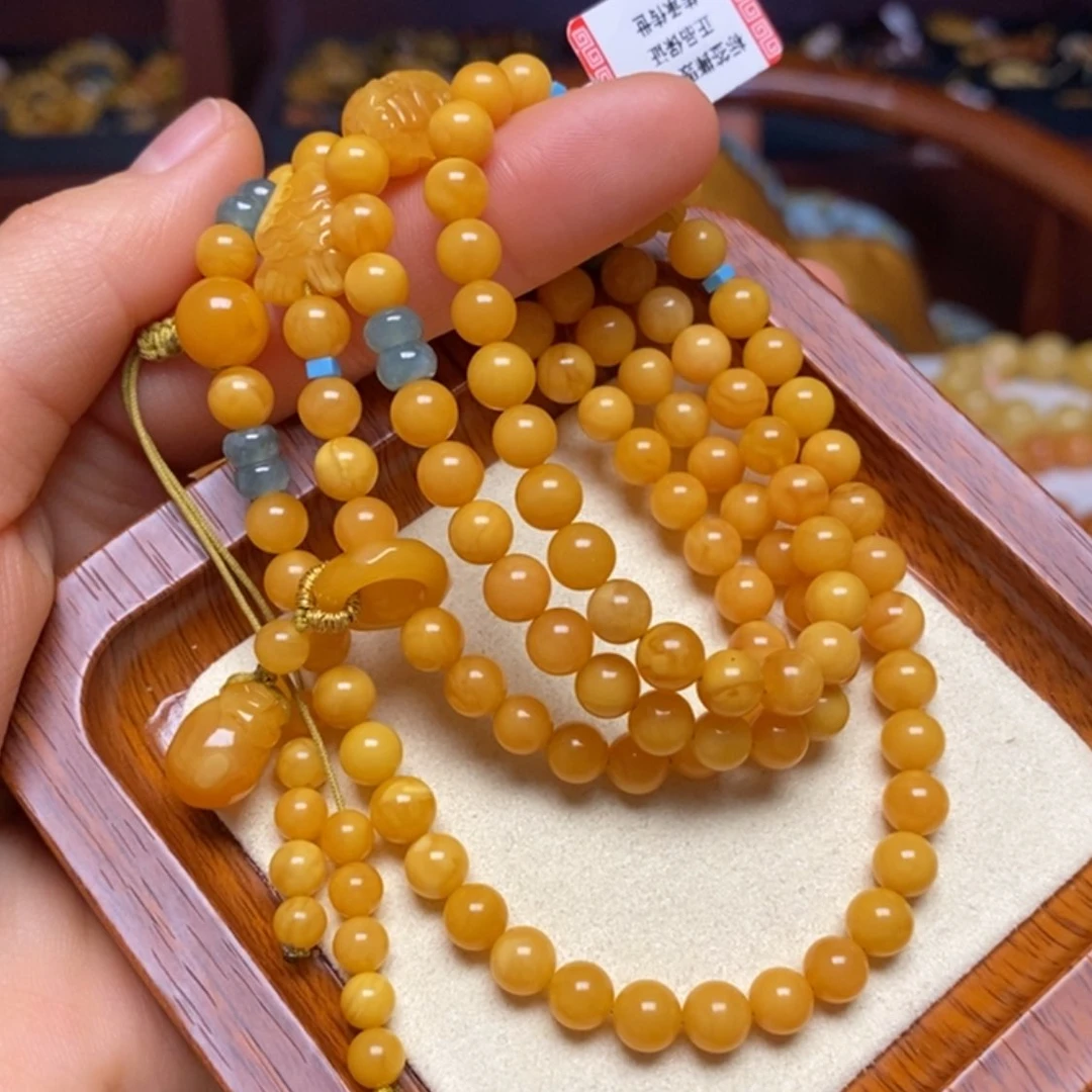 【闪购商品】蜜蜡手链未镶嵌手串