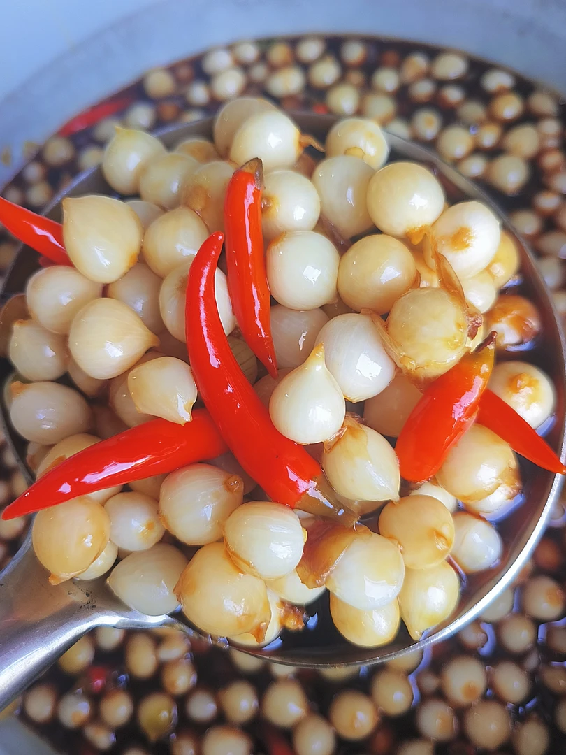 镇雄特产酱油泡小蒜