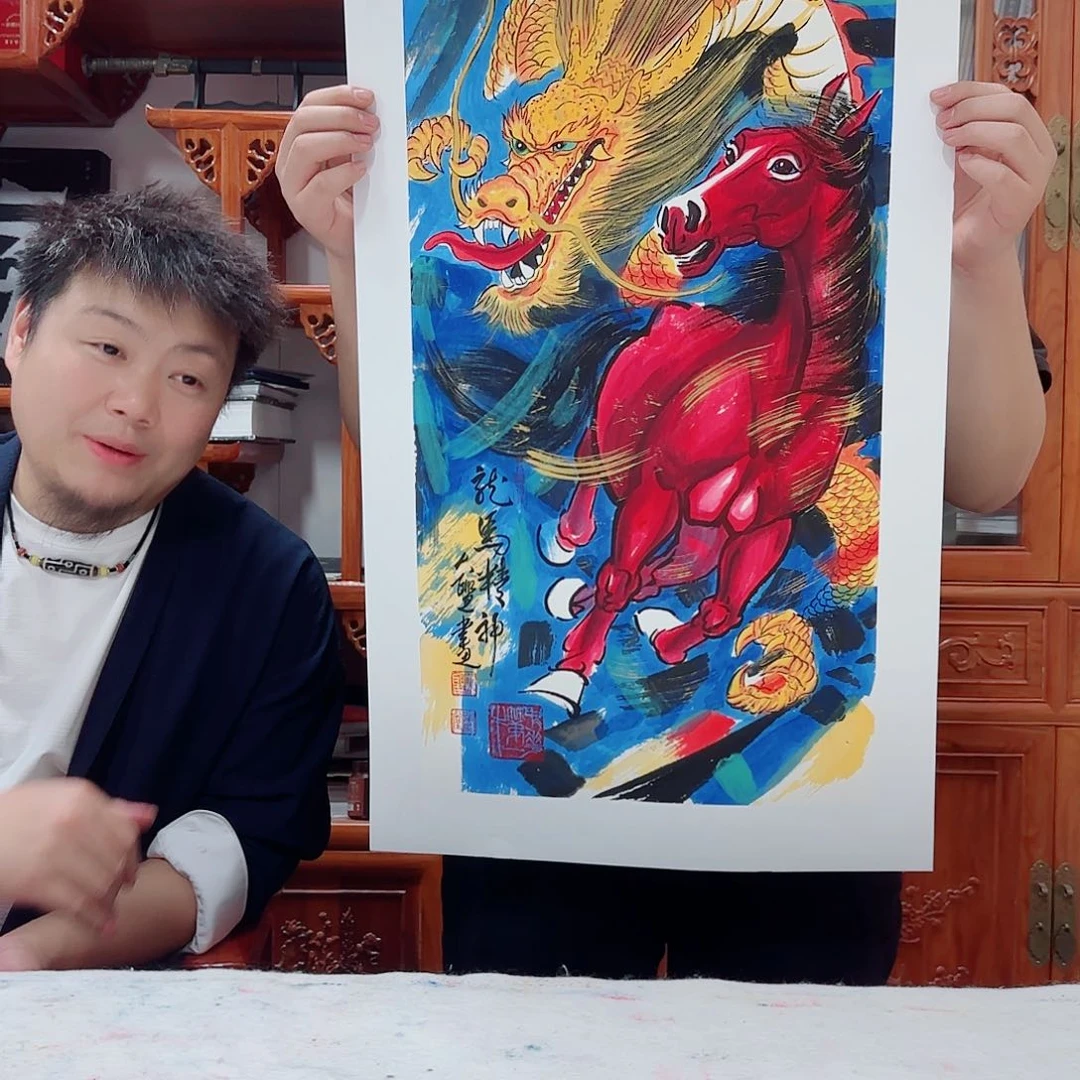 国画艺术家的作品
