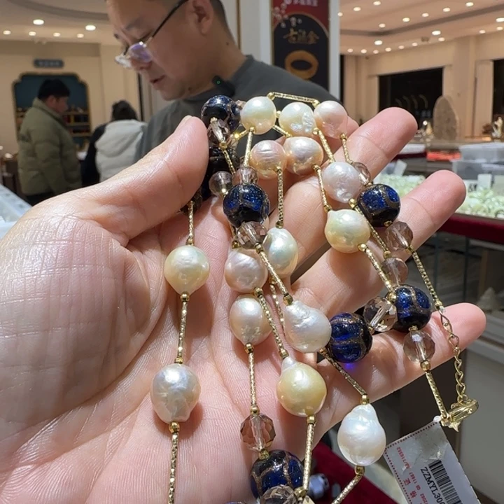 未镶嵌淡水珍珠颈饰720