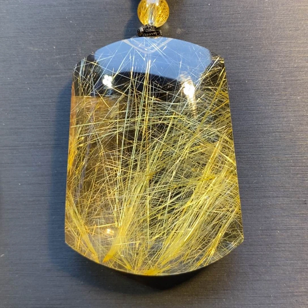 图***生颈饰未镶嵌水晶满发晶无事牌