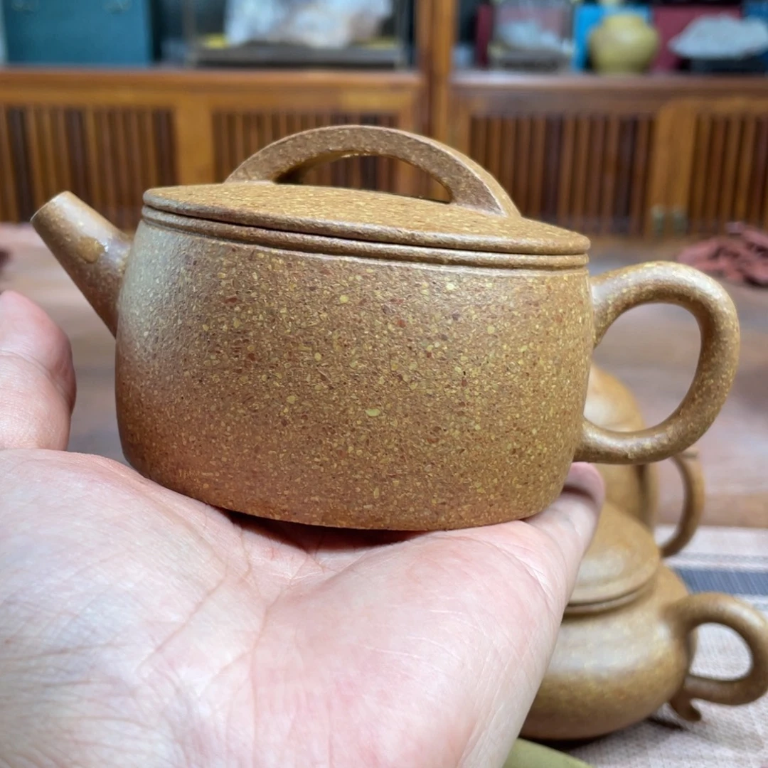 大***饼茶壶紫砂宜兴紫砂原矿紫砂壶
