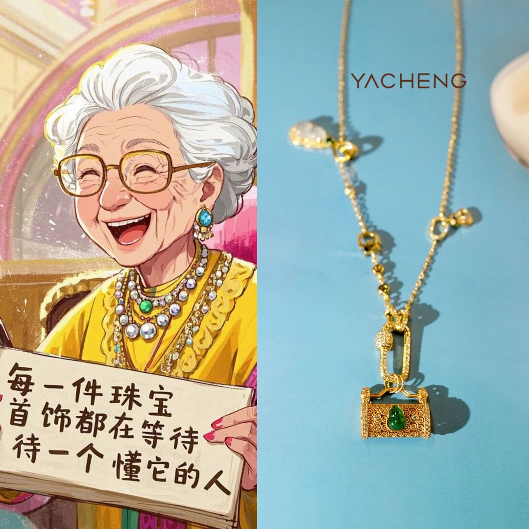 坠链均925银 【雅丞珠宝】花丝葫芦项链配精美礼盒