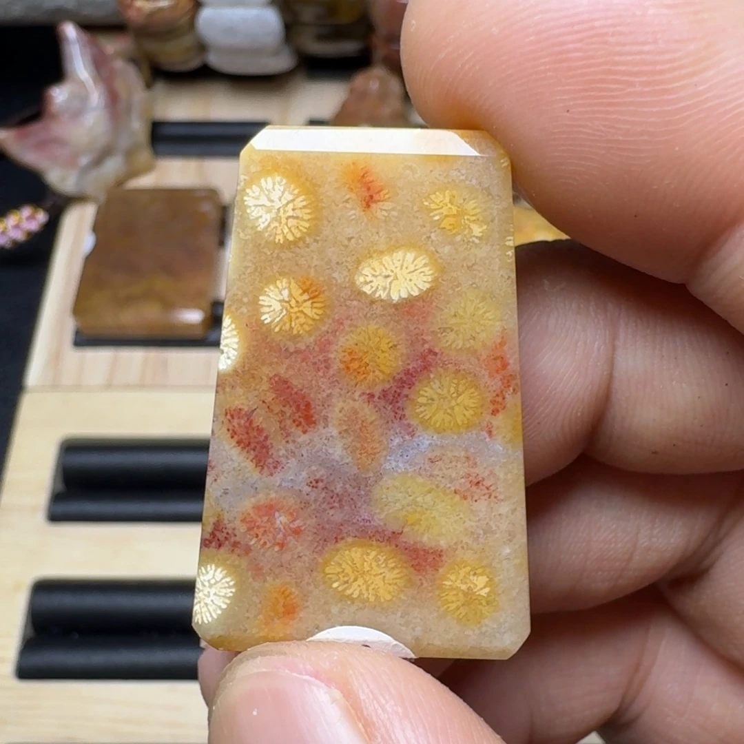 未镶嵌纯天然色有机玉石保真色硅化玉特价