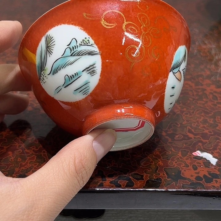 大***麟瓷片精美的陶瓷摆件，……