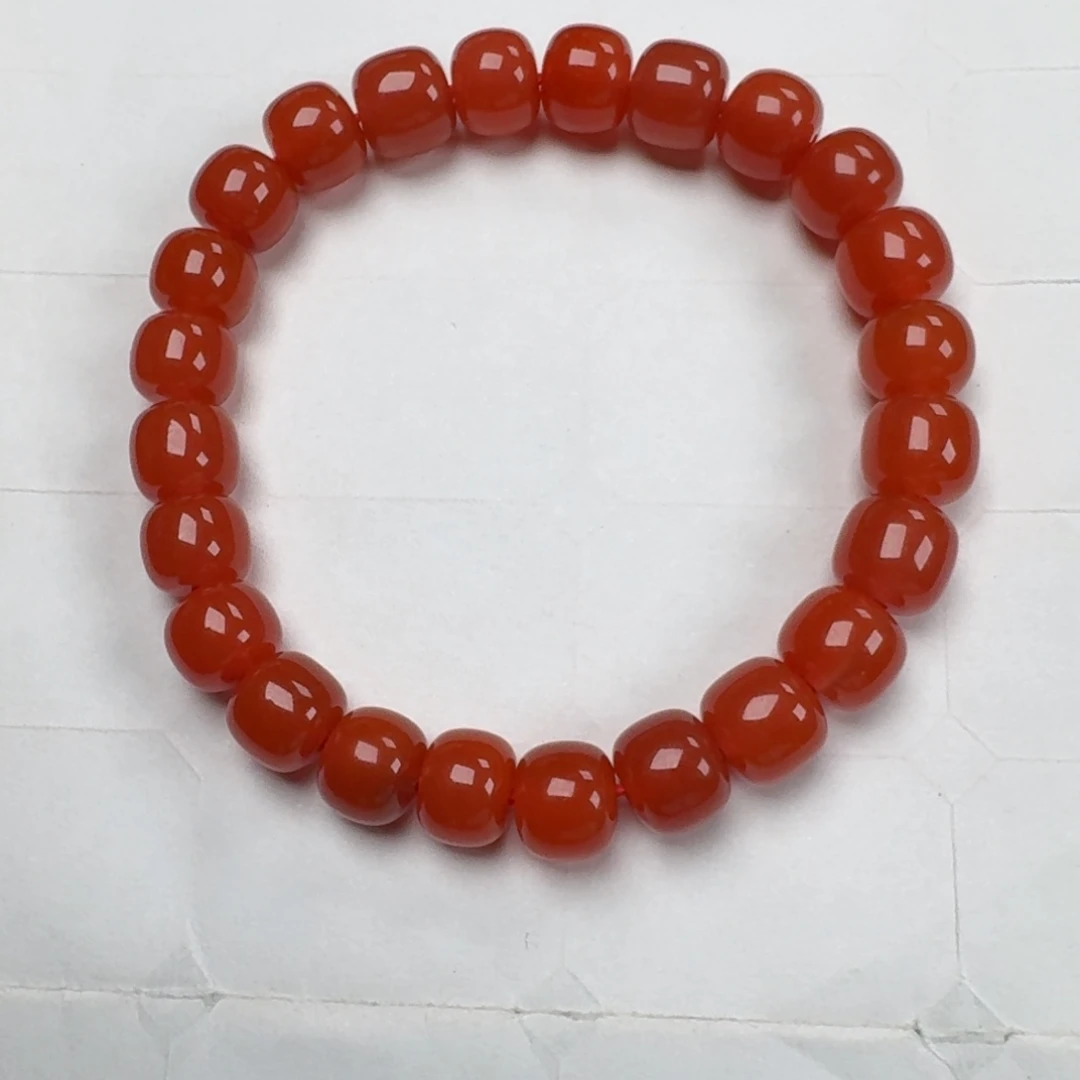 南红玛瑙老型单圈8+未镶嵌