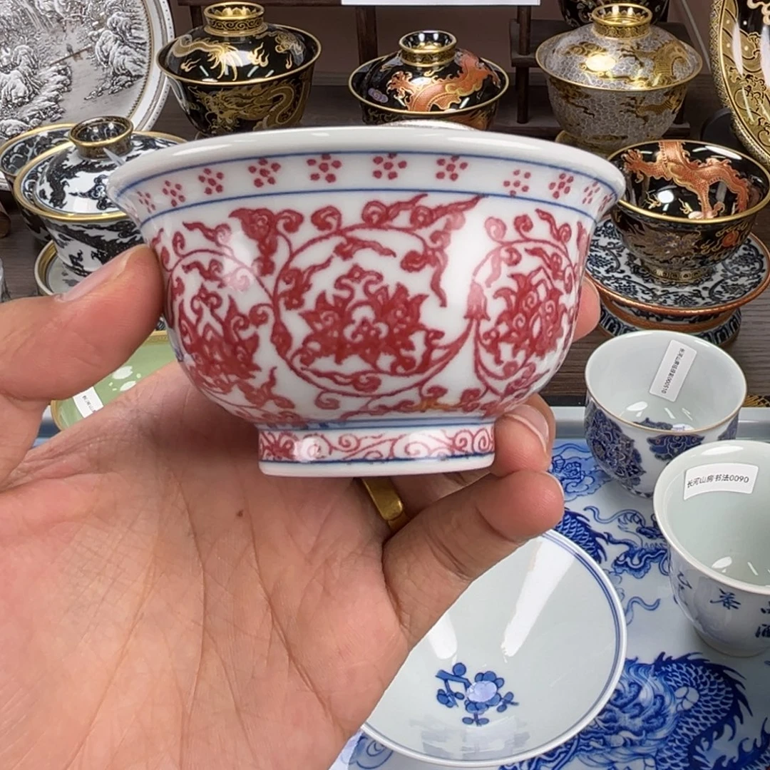 马***森景德镇手工手绘茶具