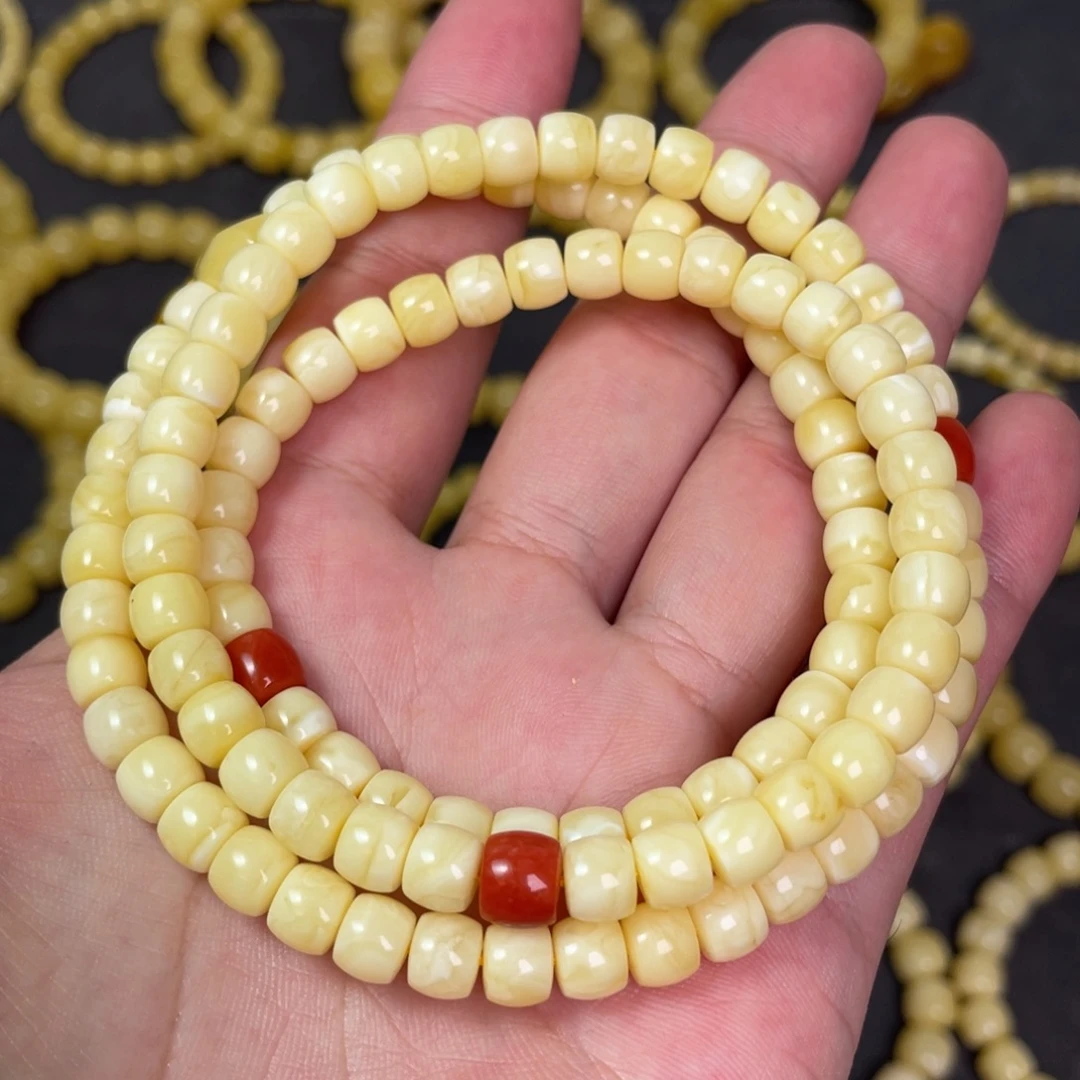 Y***裸石蜜蜡未镶嵌蜜蜡佛珠6.8mm