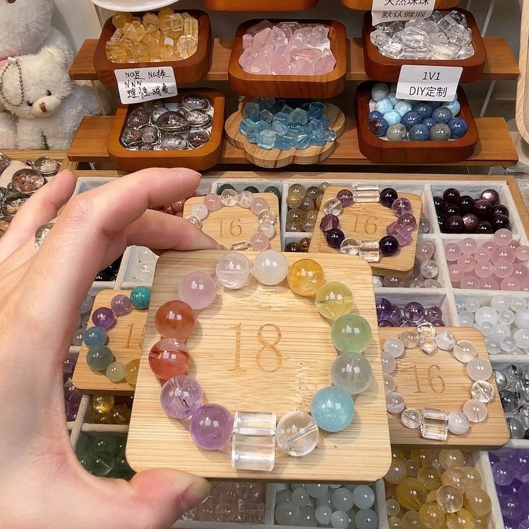 烟晶手链合金J****吃