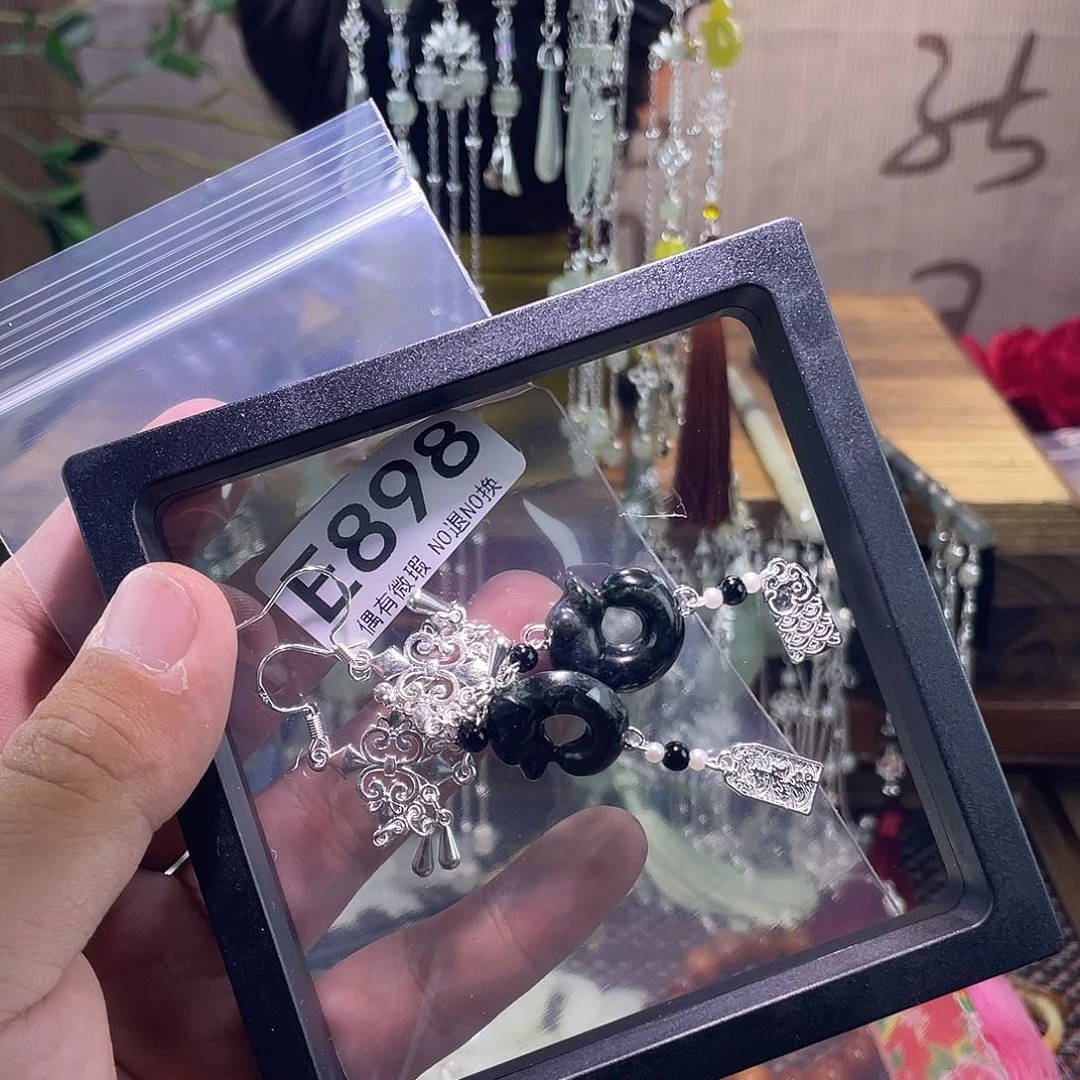 拿***ღ蛇纹石玉未镶嵌发饰