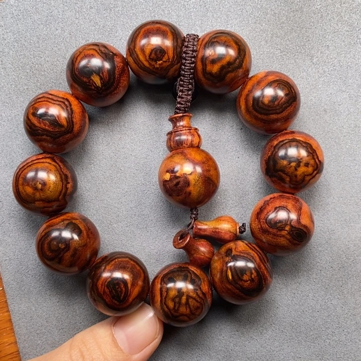 手串/手链黄花梨/降香黄檀海黄2.0天眼