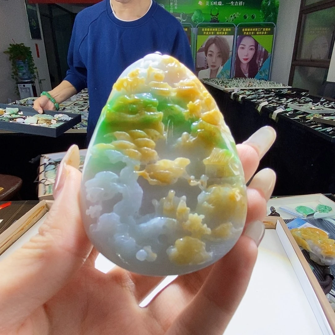 颈饰未镶嵌翡翠翡翠